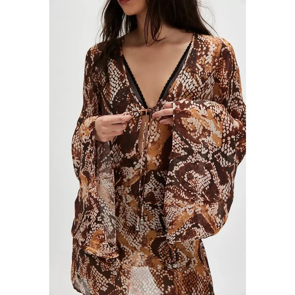 New Free People Jen's Pirate Booty Taza Tunic Size Small